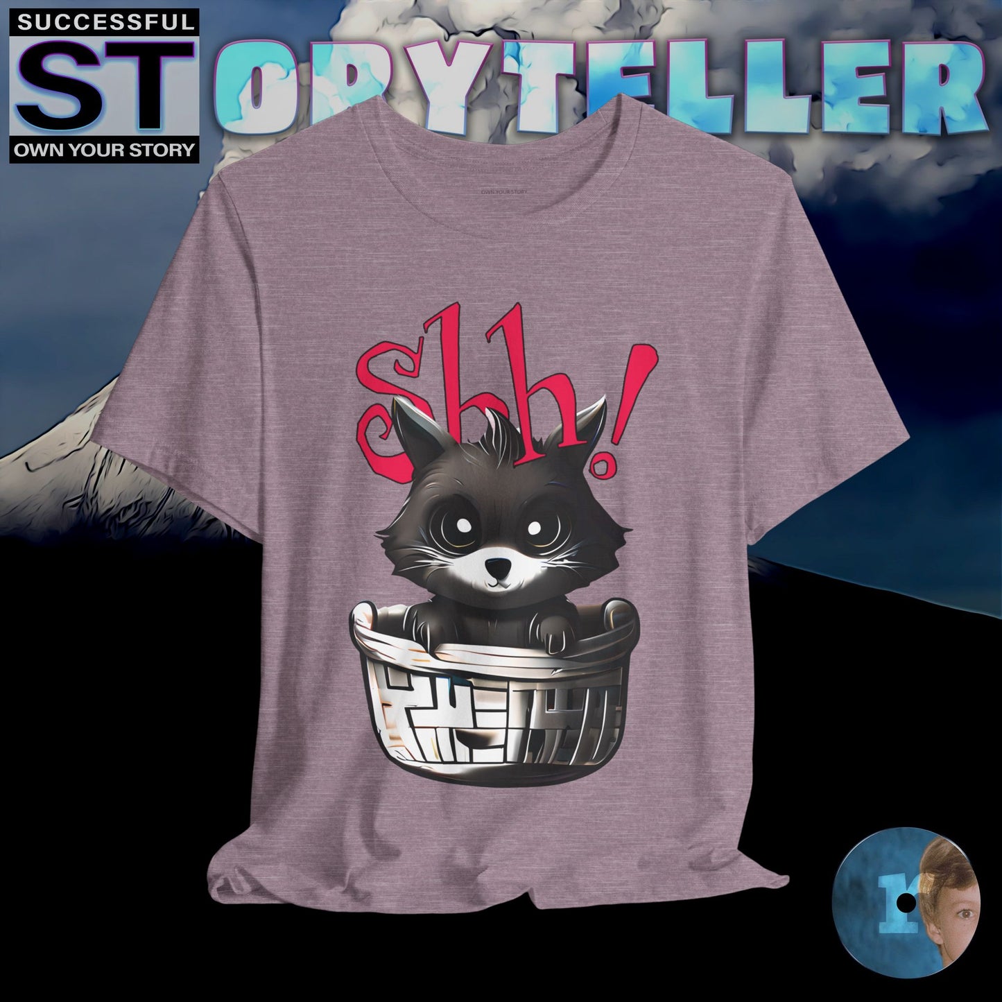 Storyteller Shirt, Shh!, + Free PreSequel