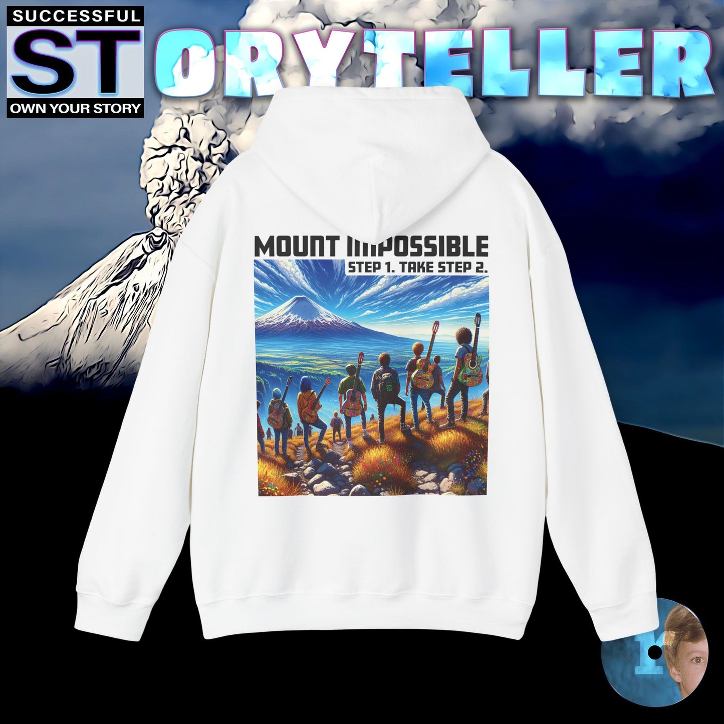 Storyteller Hoodie, Mount Impossible Step 1. Take Step 2., + Free PreSequel