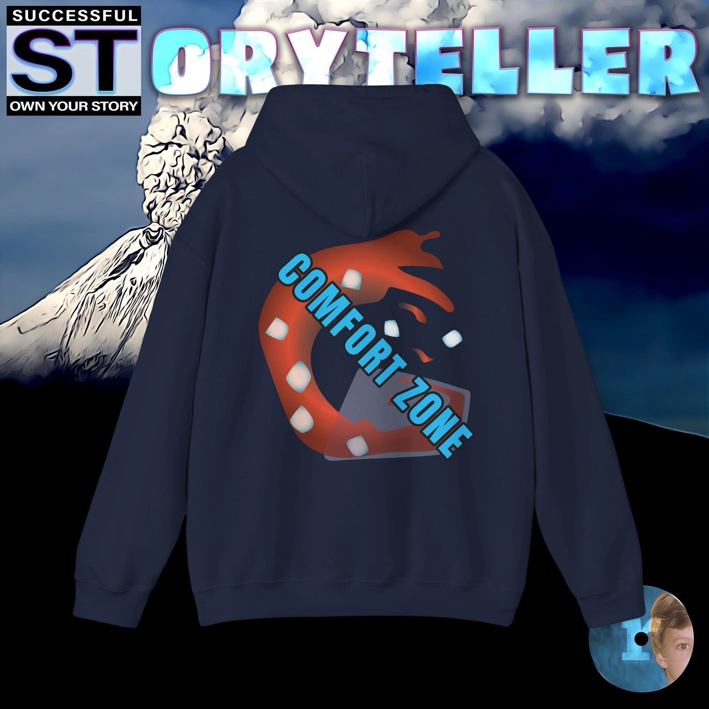 Storyteller Hoodie, No Comfort Zone, + Free PreSequel