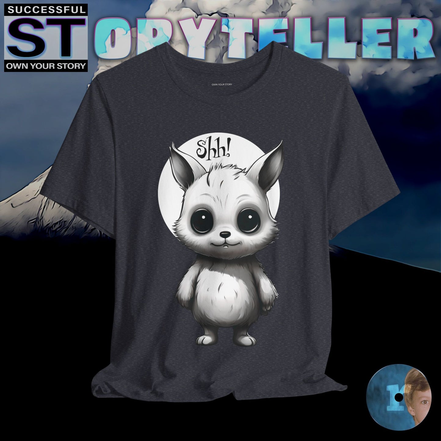 Storyteller Shirt, Shh!, + Free PreSequel