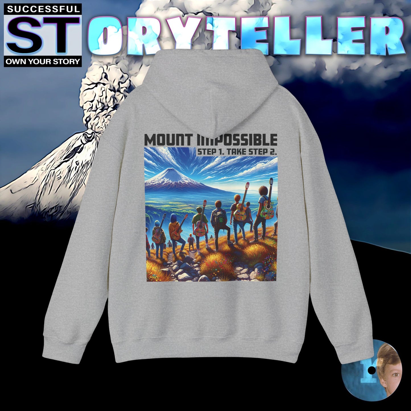 Storyteller Hoodie, Mount Impossible Step 1. Take Step 2., + Free PreSequel