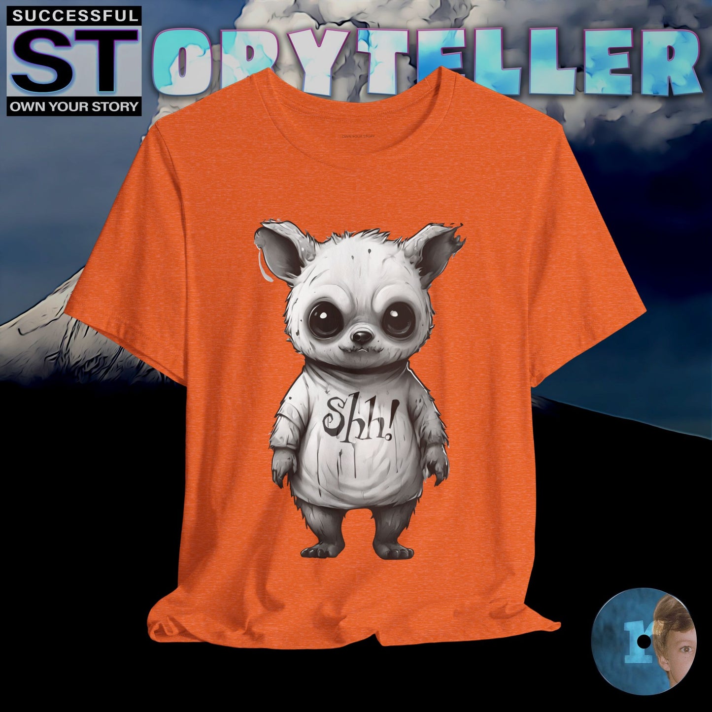 Storyteller Shirt, Shh!, + Free PreSequel
