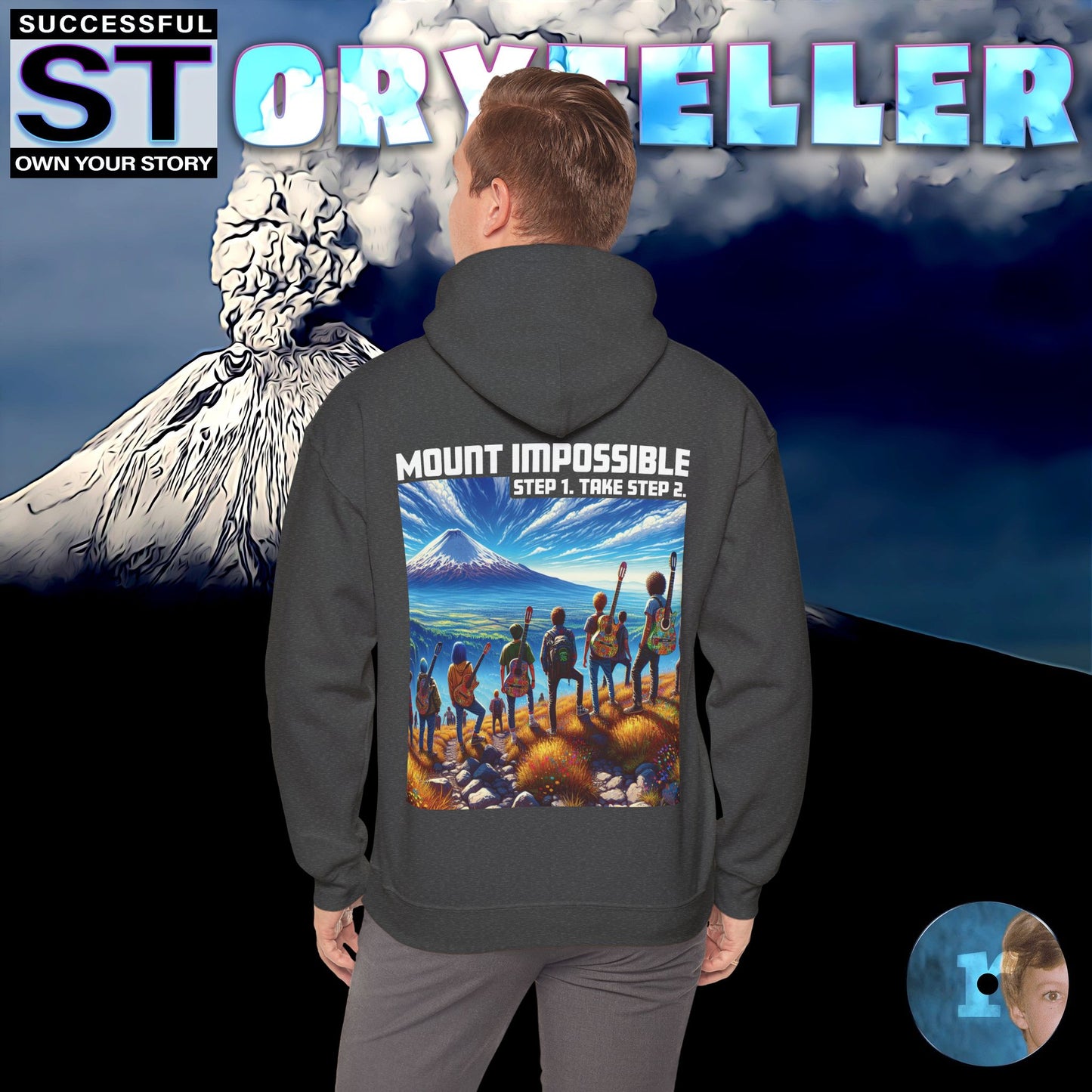 Storyteller Hoodie, Mount Impossible Step 1. Take Step 2., + Free PreSequel