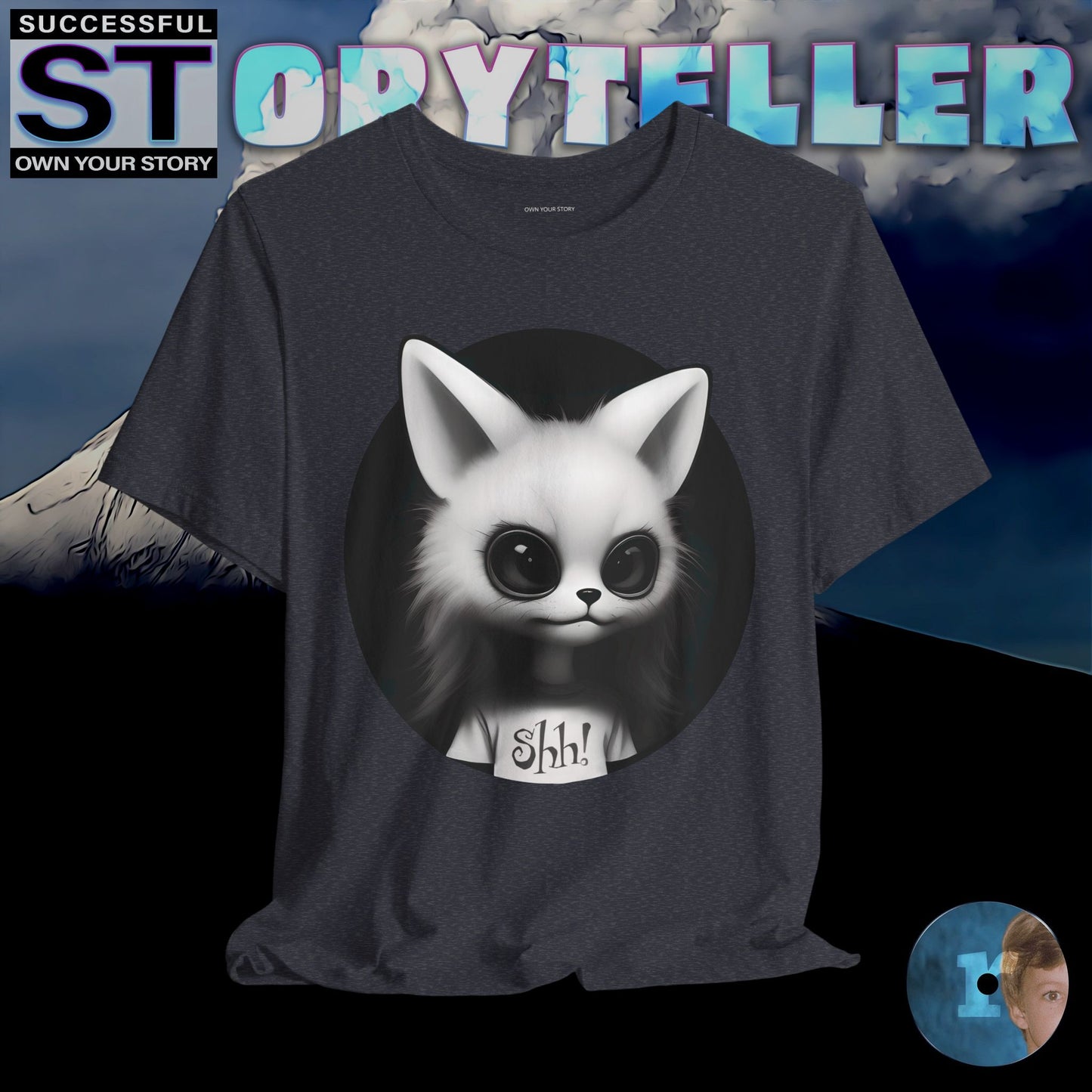 Storyteller Shirt, Shh!, + Free PreSequel