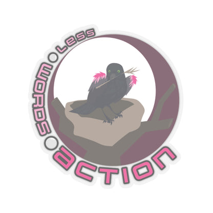 Storyteller Sticker, Less 🌕 Words 🌕 Action