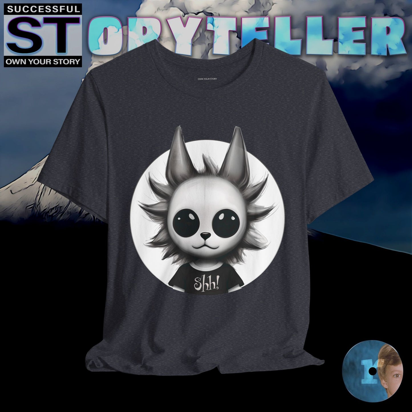 Storyteller Shirt, Shh!, + Free PreSequel
