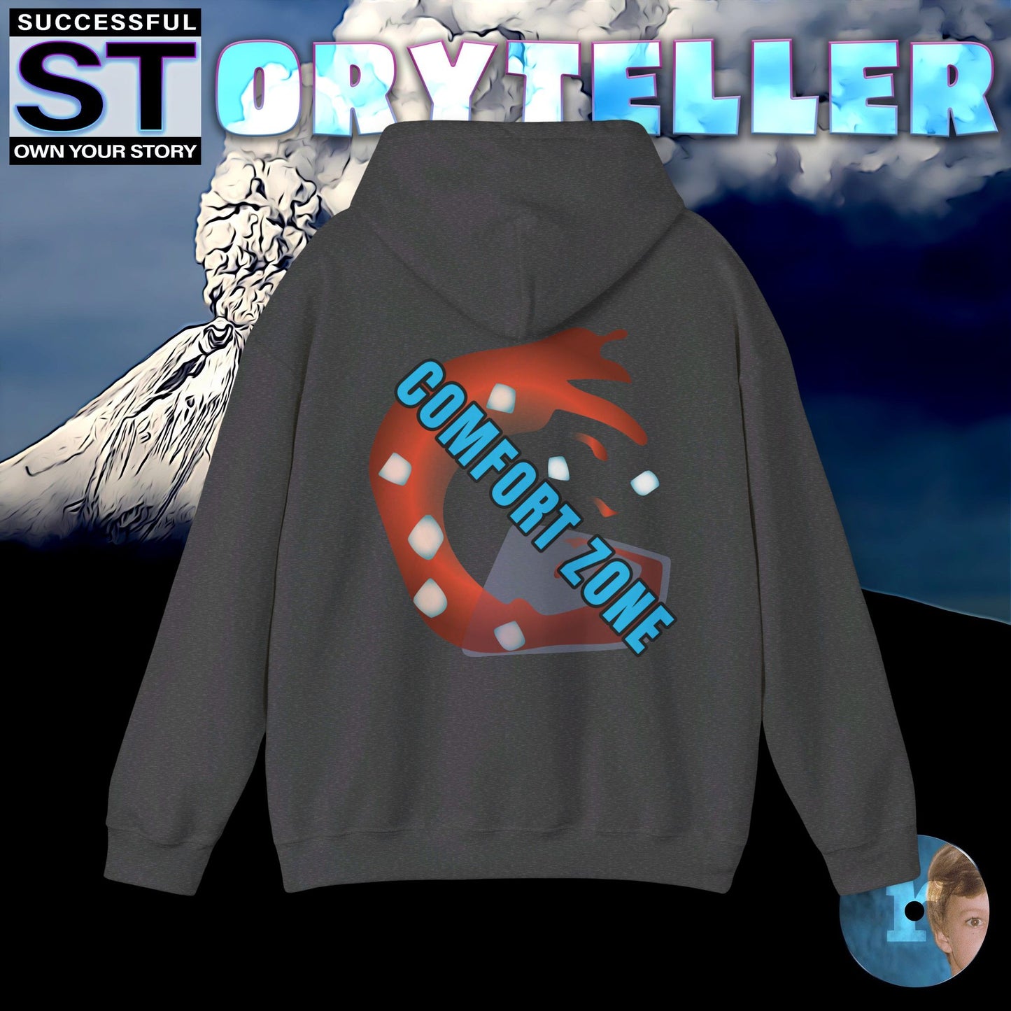 Storyteller Hoodie, No Comfort Zone, + Free PreSequel