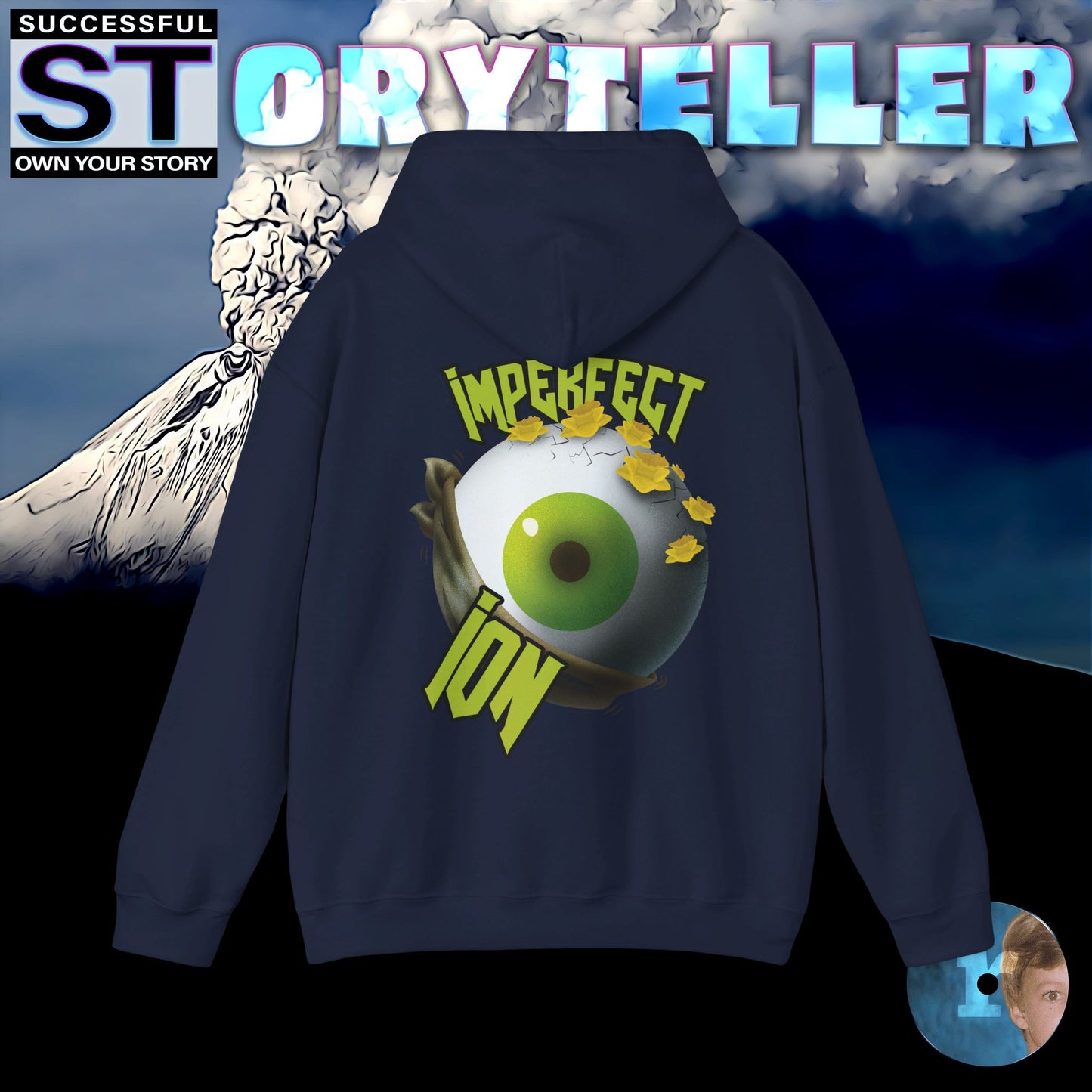 Storyteller Hoodie, IMPERFECT ION, + Free PreSequel