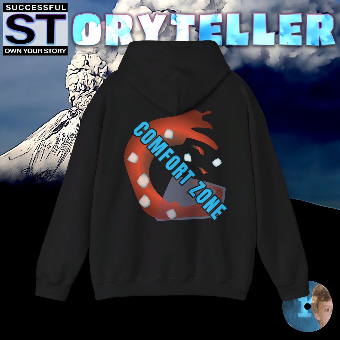 Storyteller Hoodie, No Comfort Zone, + Free PreSequel