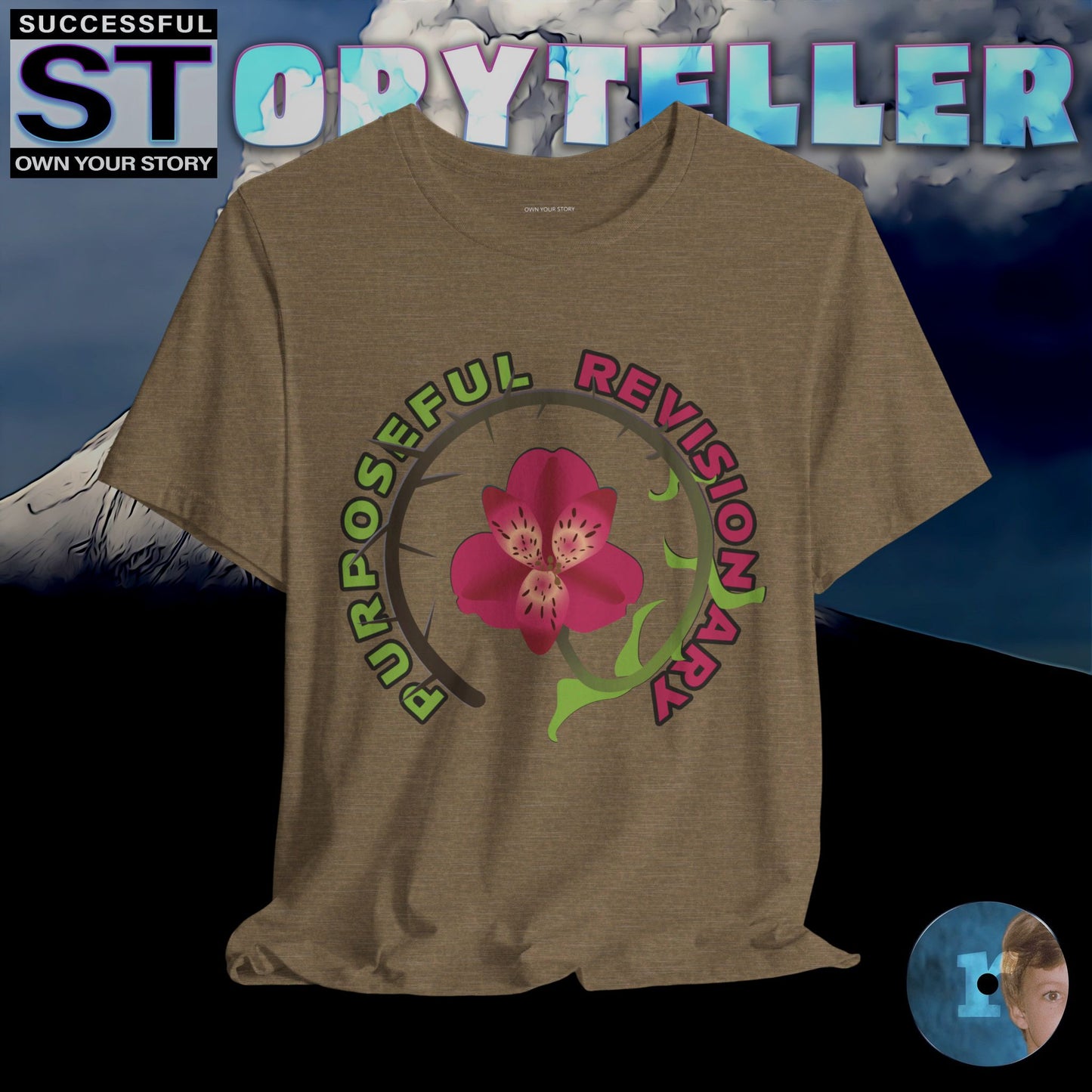 Storyteller Shirt, Purposeful Revisionary, + Free PreSequel