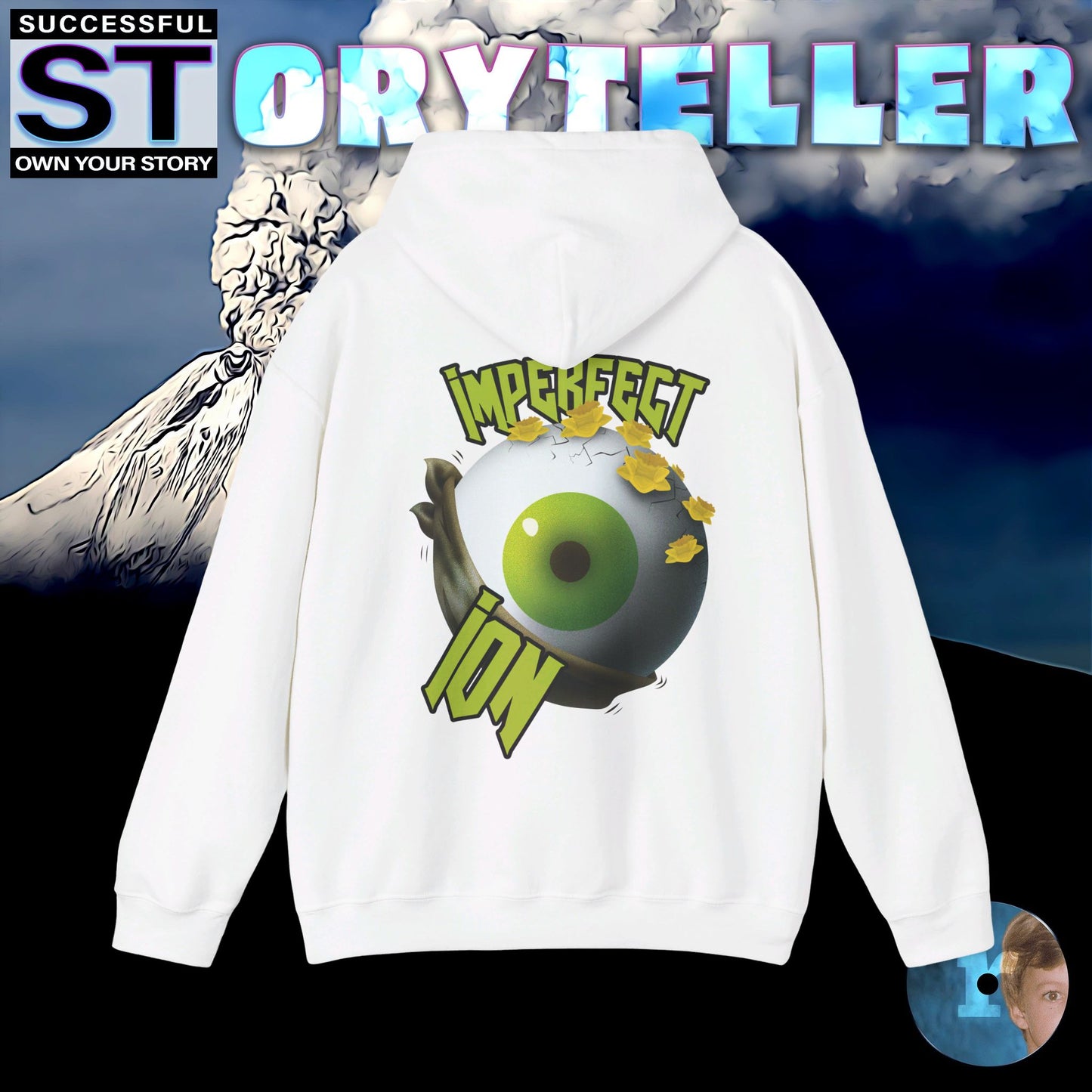 Storyteller Hoodie, IMPERFECT ION, + Free PreSequel
