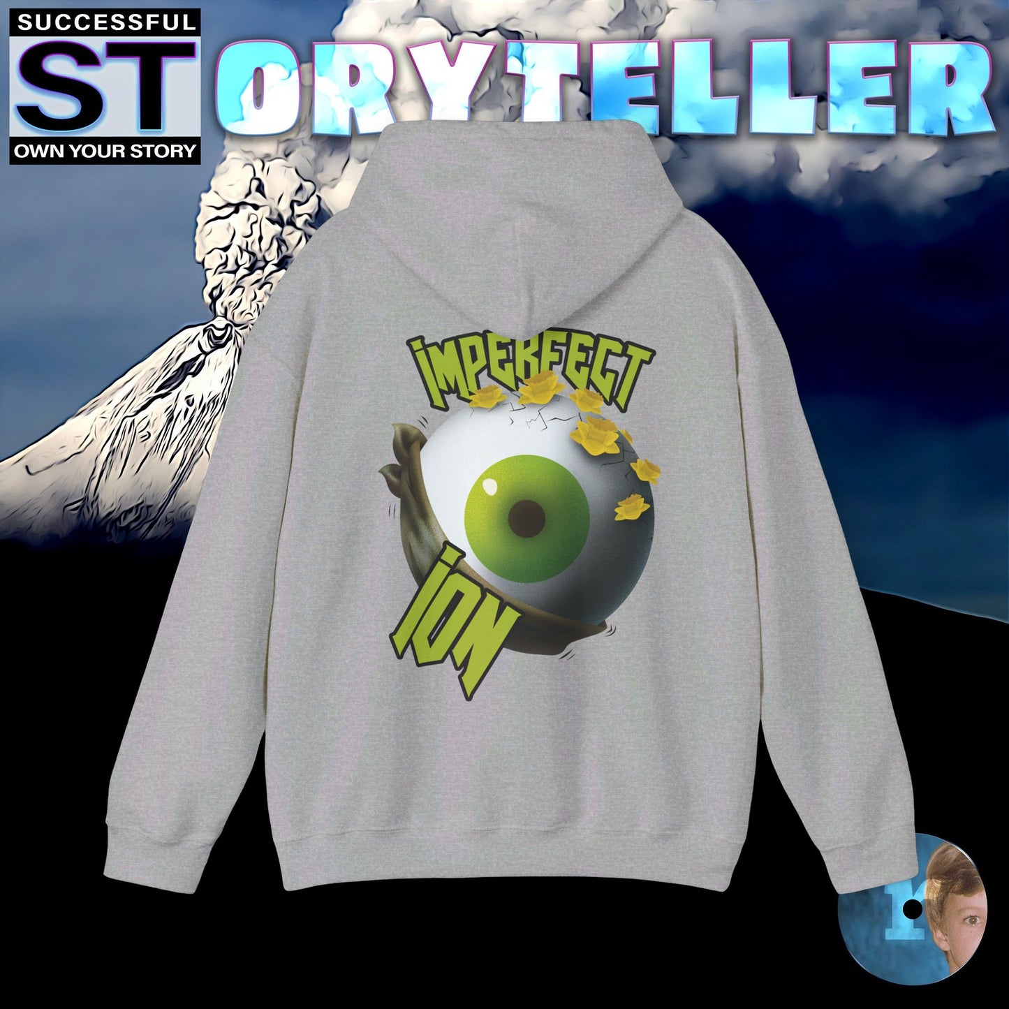 Storyteller Hoodie, IMPERFECT ION, + Free PreSequel