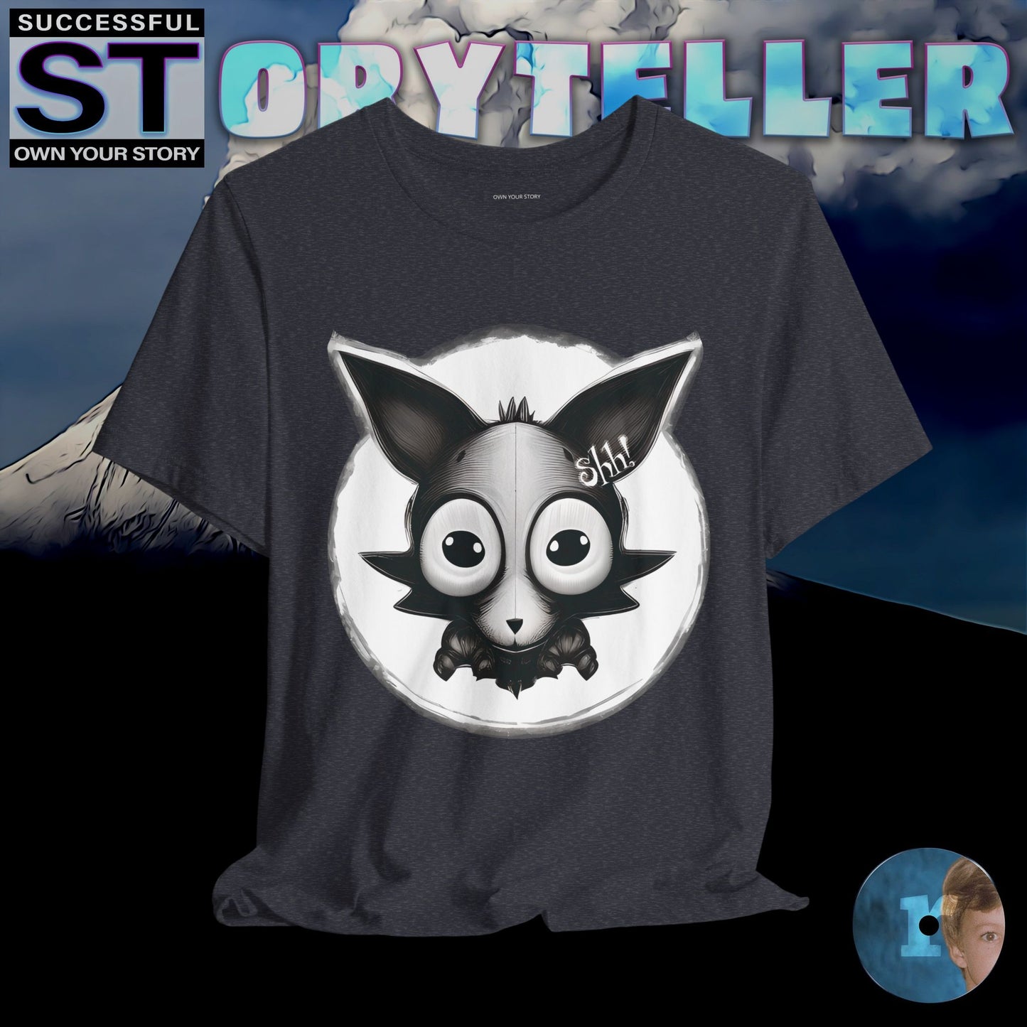 Storyteller Shirt, Shh!, + Free PreSequel