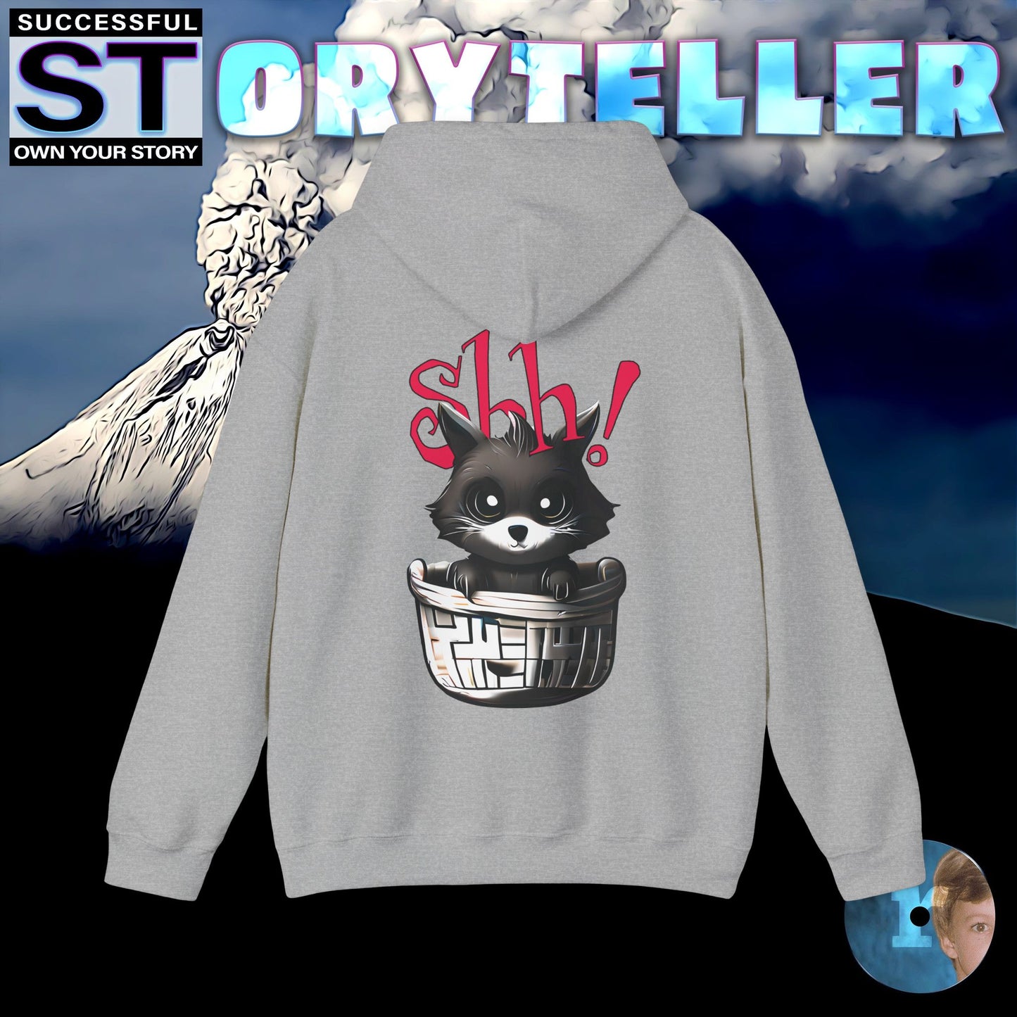Storyteller Hoodie, Shh!, + Free PreSequel