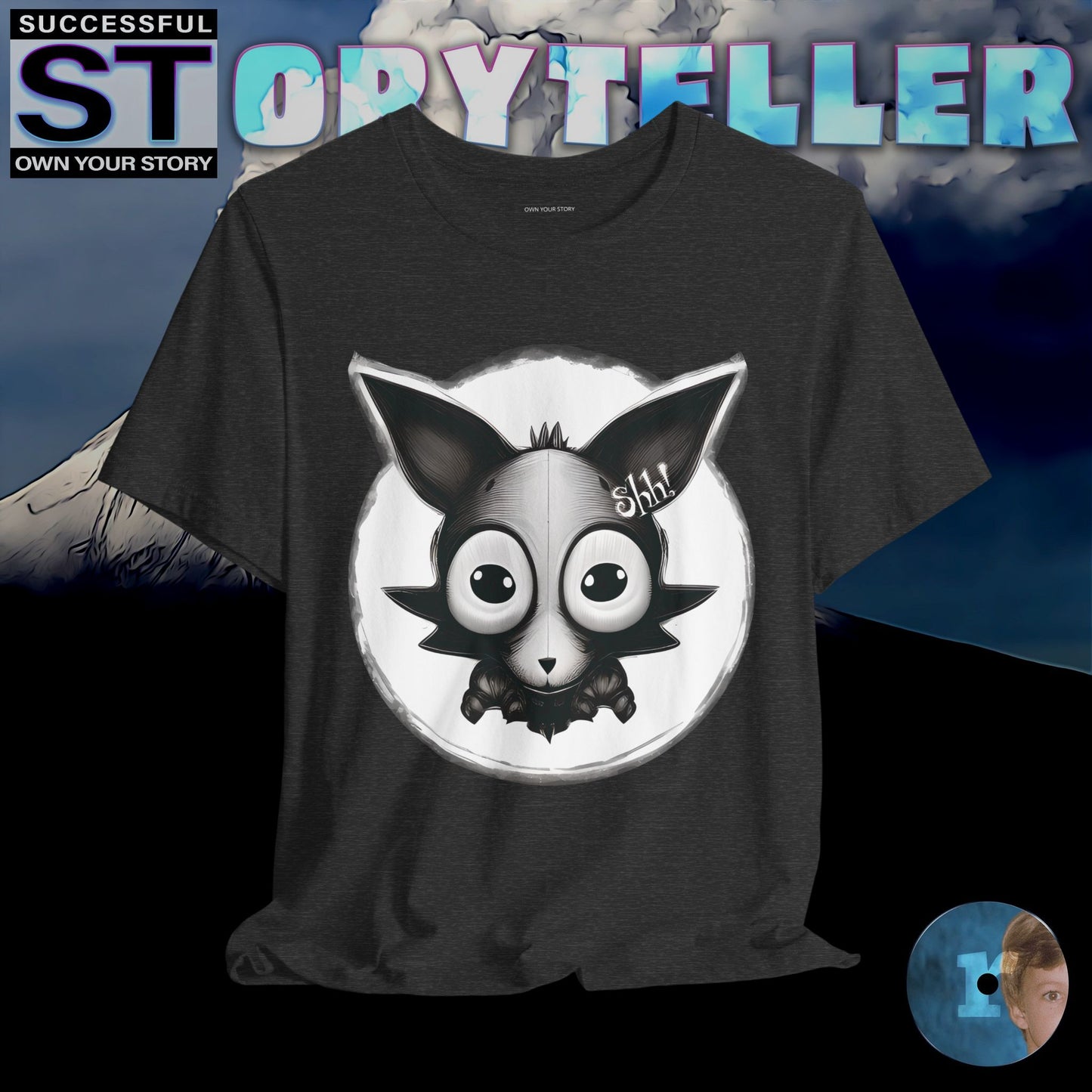 Storyteller Shirt, Shh!, + Free PreSequel