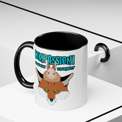 Storyteller Mug, COMPASSION! or We Kick Your Butt, + Free PreSequel