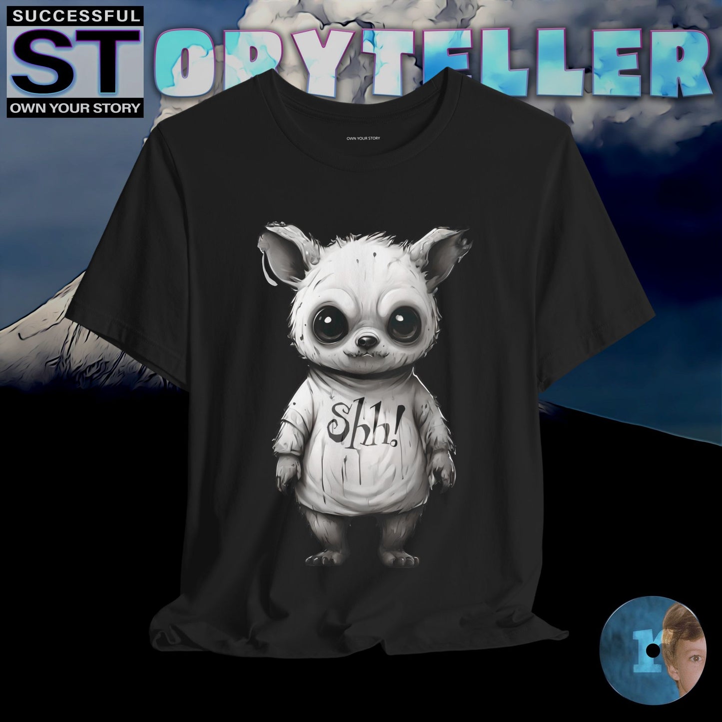 Storyteller Shirt, Shh!, + Free PreSequel