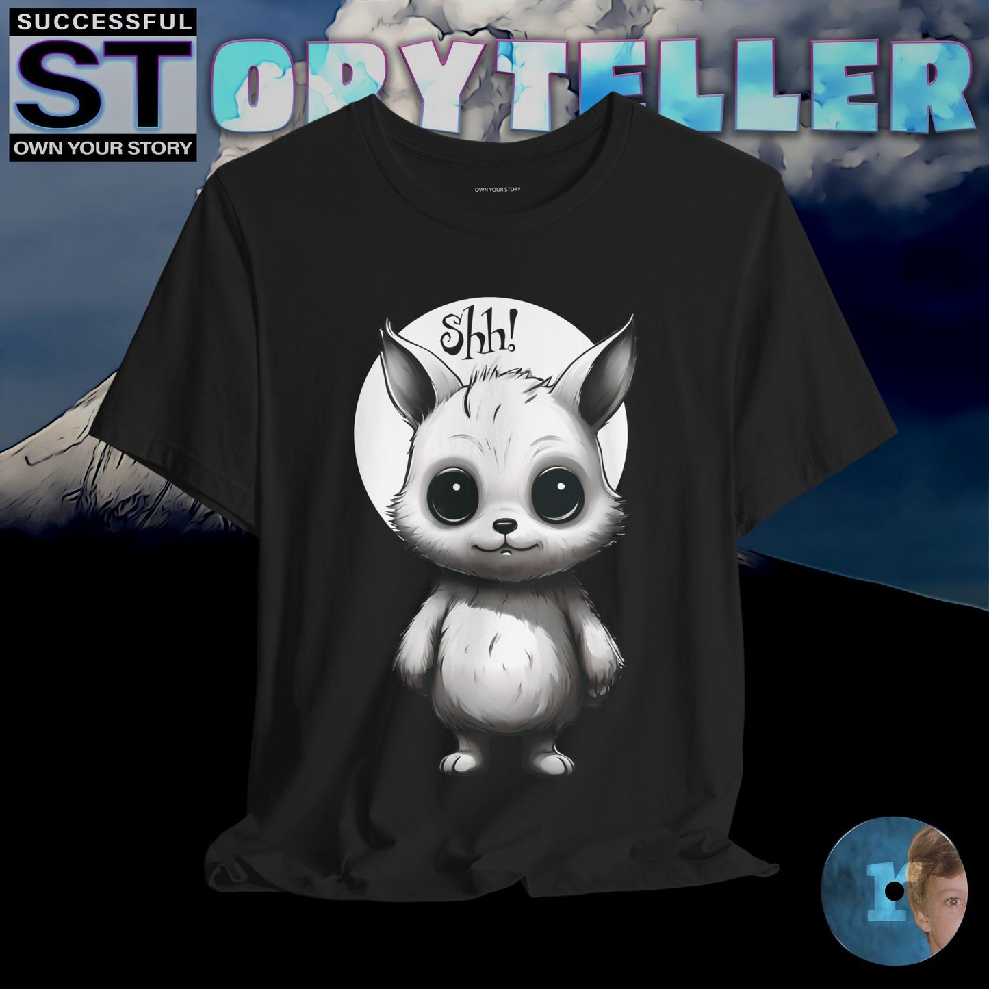 Storyteller Shirt, Shh!, + Free PreSequel