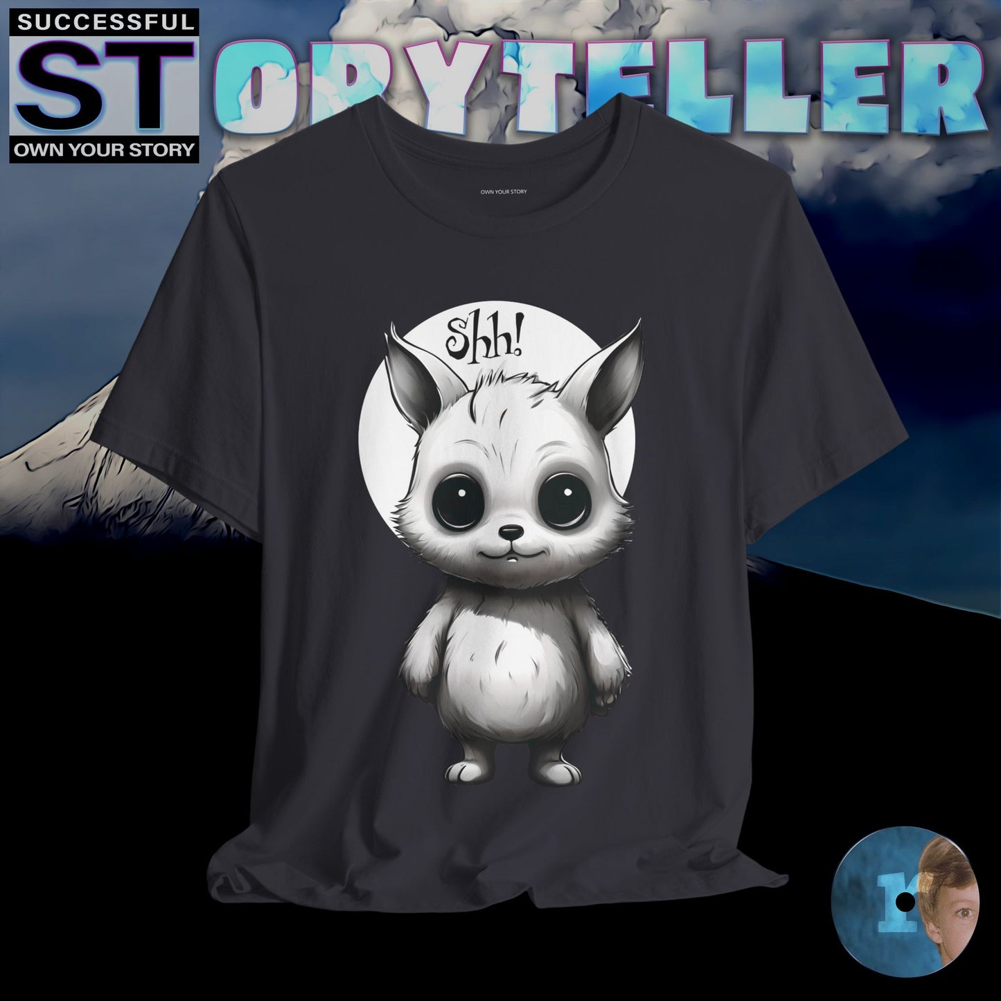 Storyteller Shirt, Shh!, + Free PreSequel