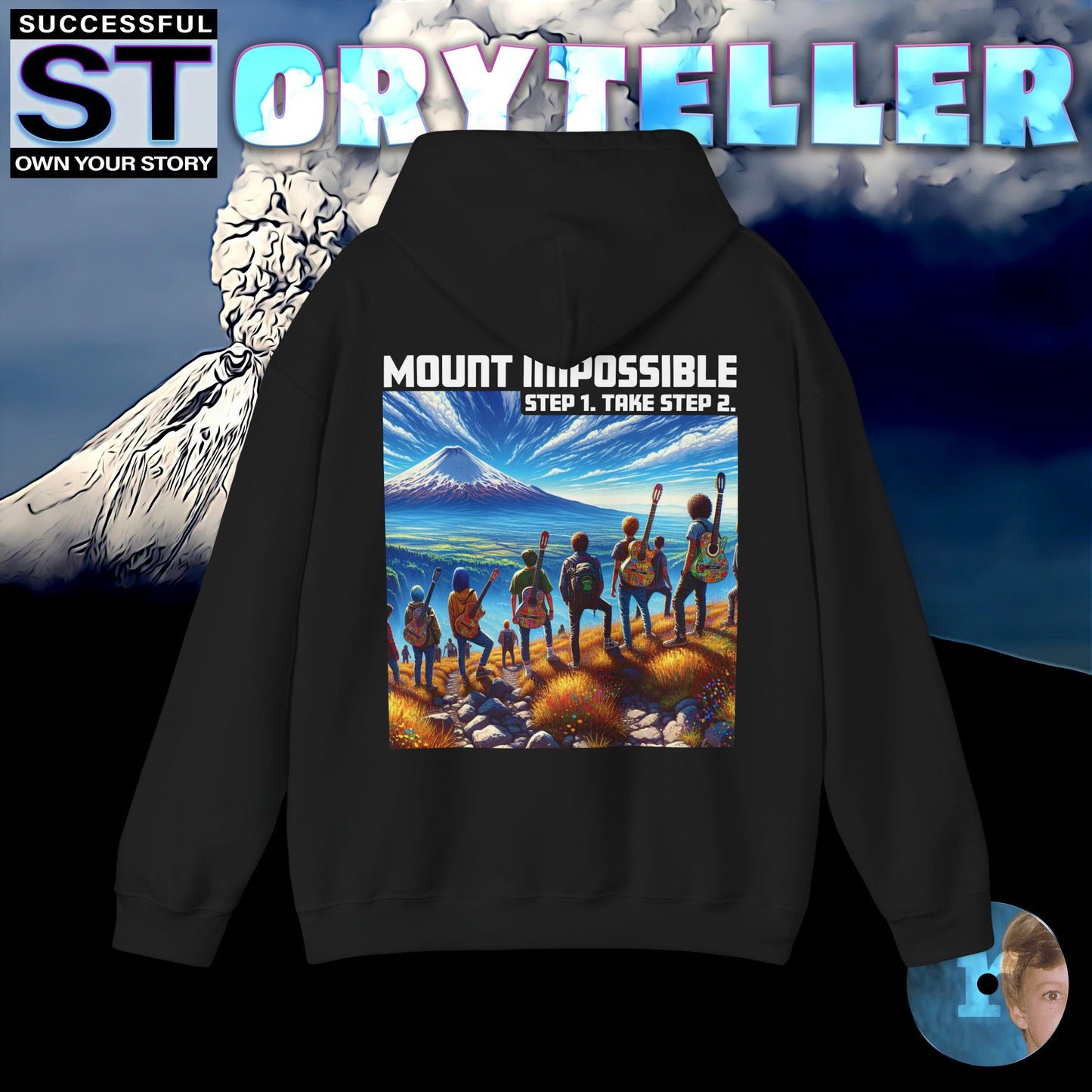Storyteller Hoodie, Mount Impossible Step 1. Take Step 2., + Free PreSequel