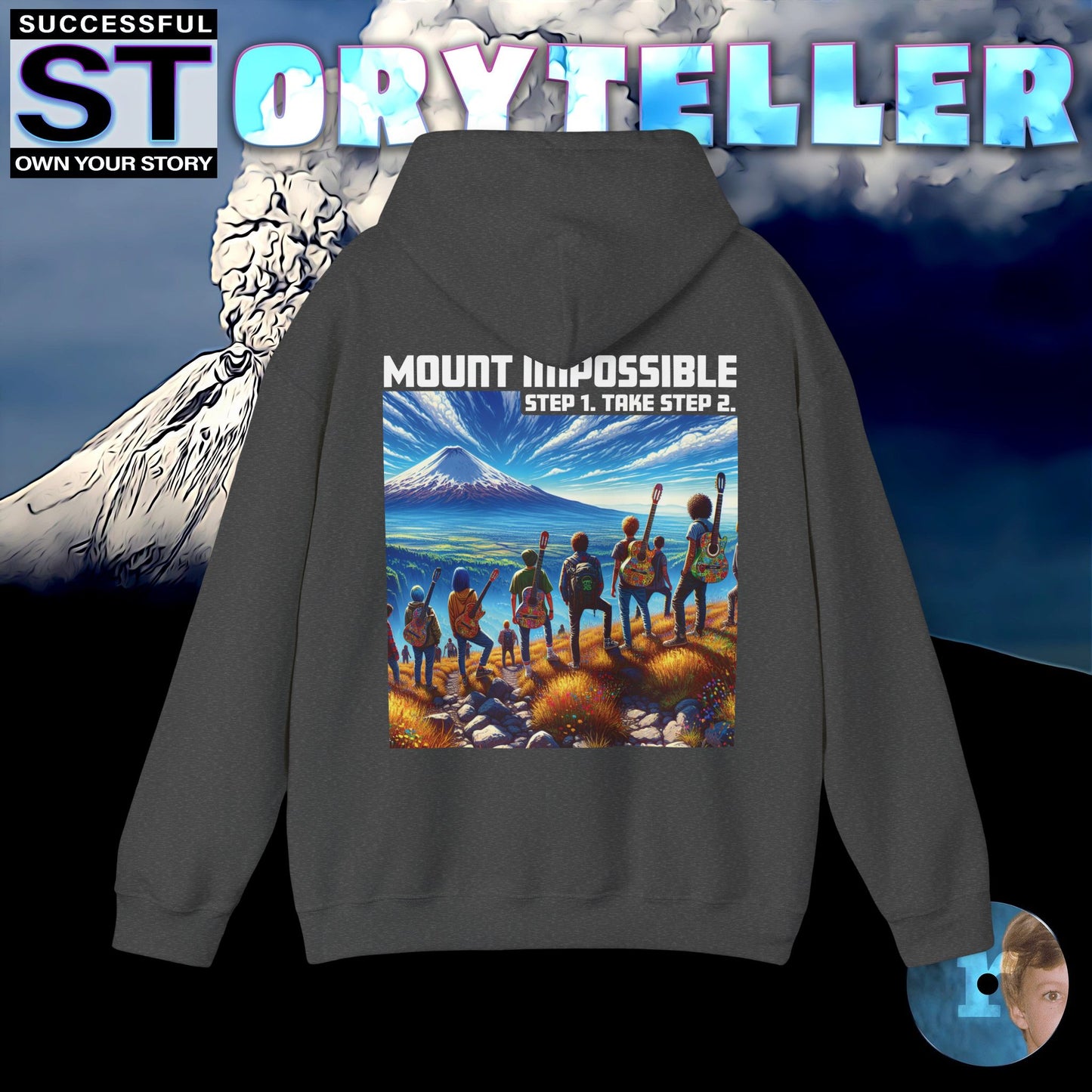 Storyteller Hoodie, Mount Impossible Step 1. Take Step 2., + Free PreSequel