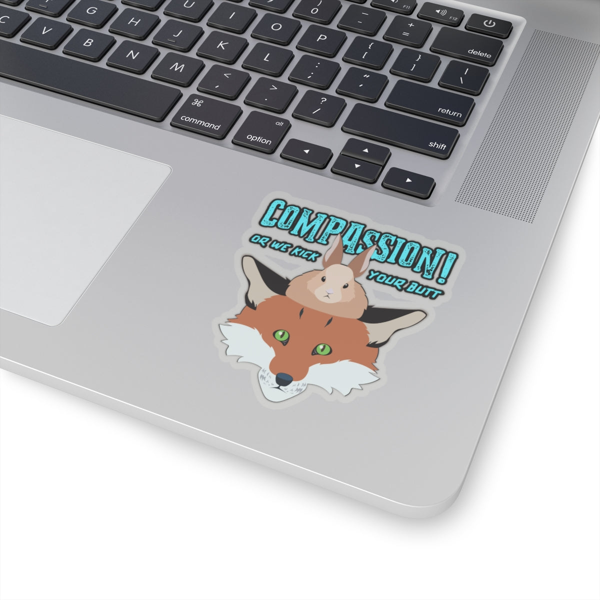 Storyteller Sticker, COMPASSION! or We Kick Your Butt