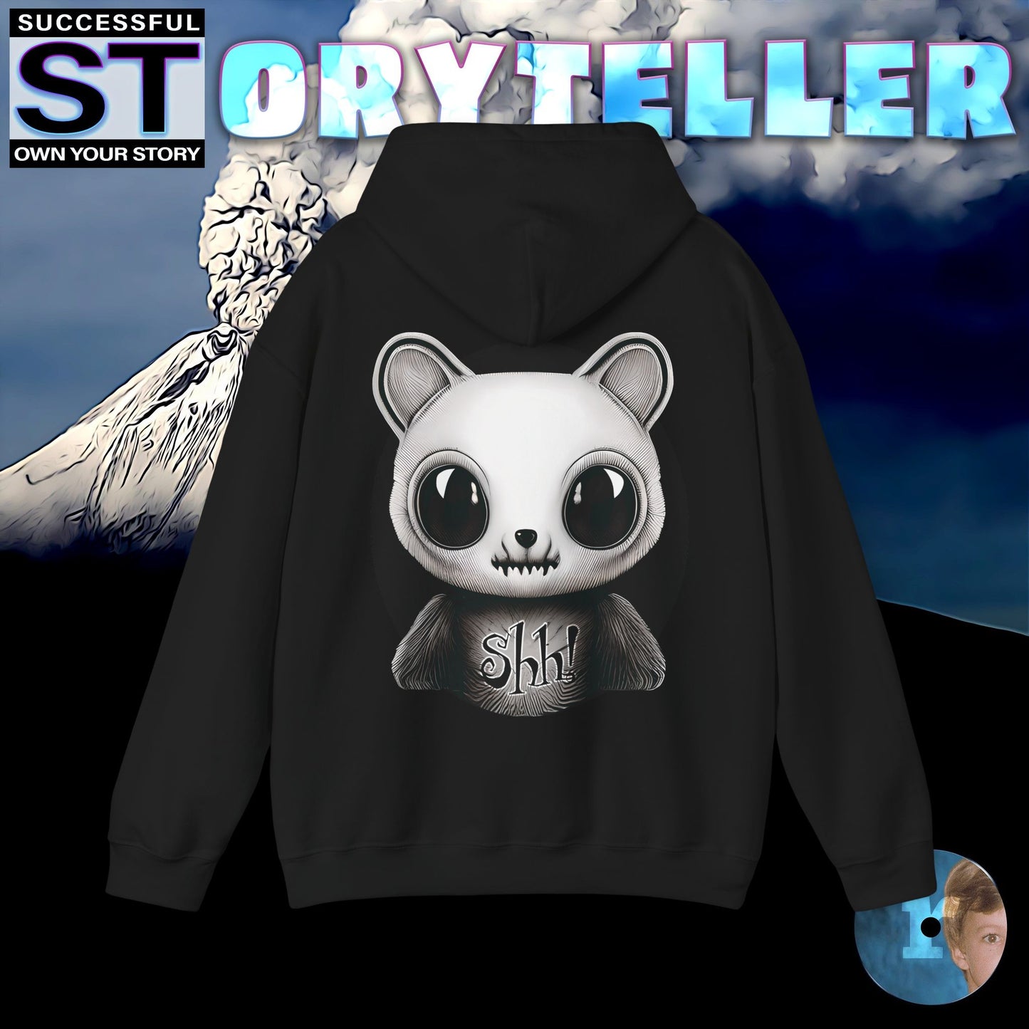 Storyteller Hoodie, Shh!, + Free PreSequel