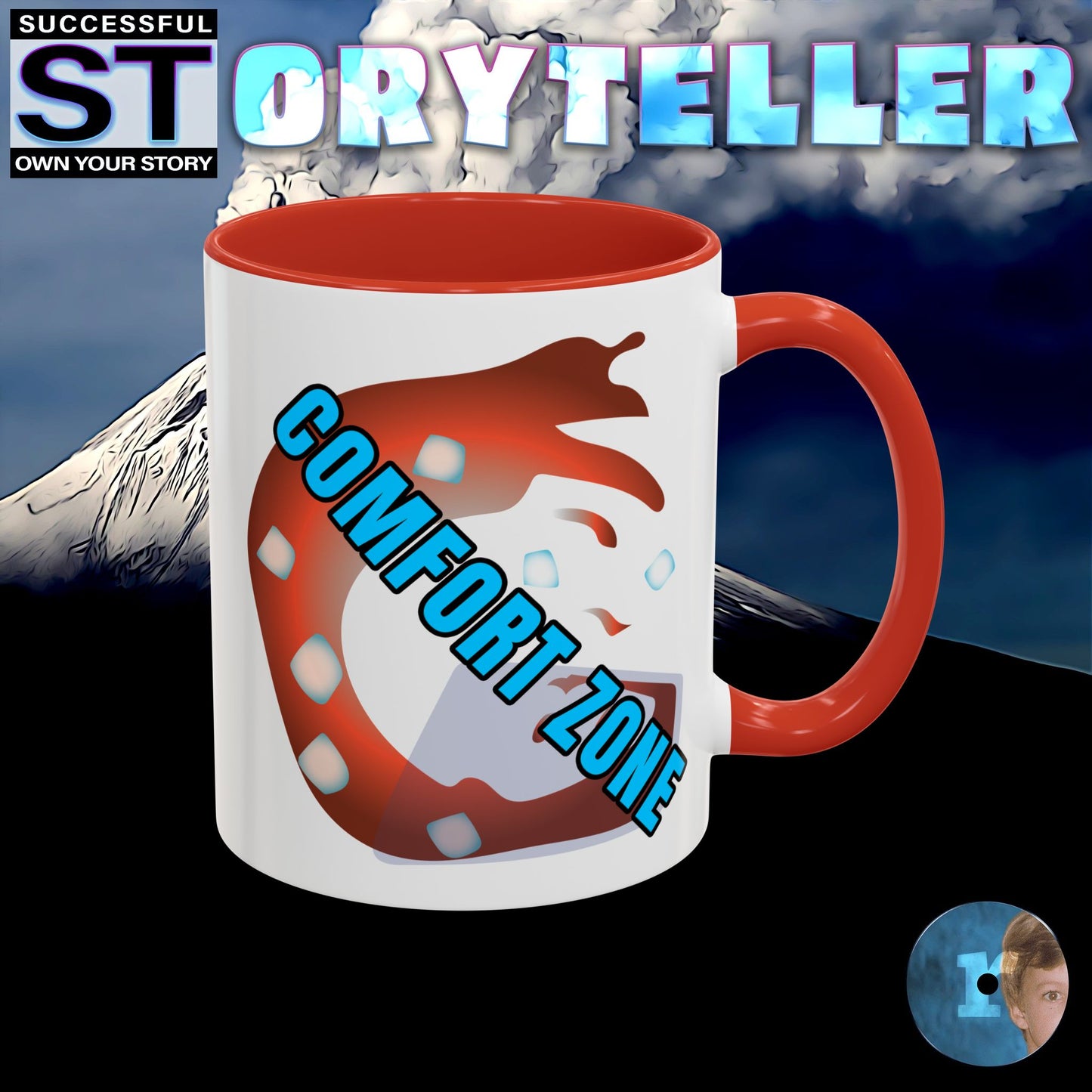 Storyteller Mug, No Comfort Zone, + Free PreSequel
