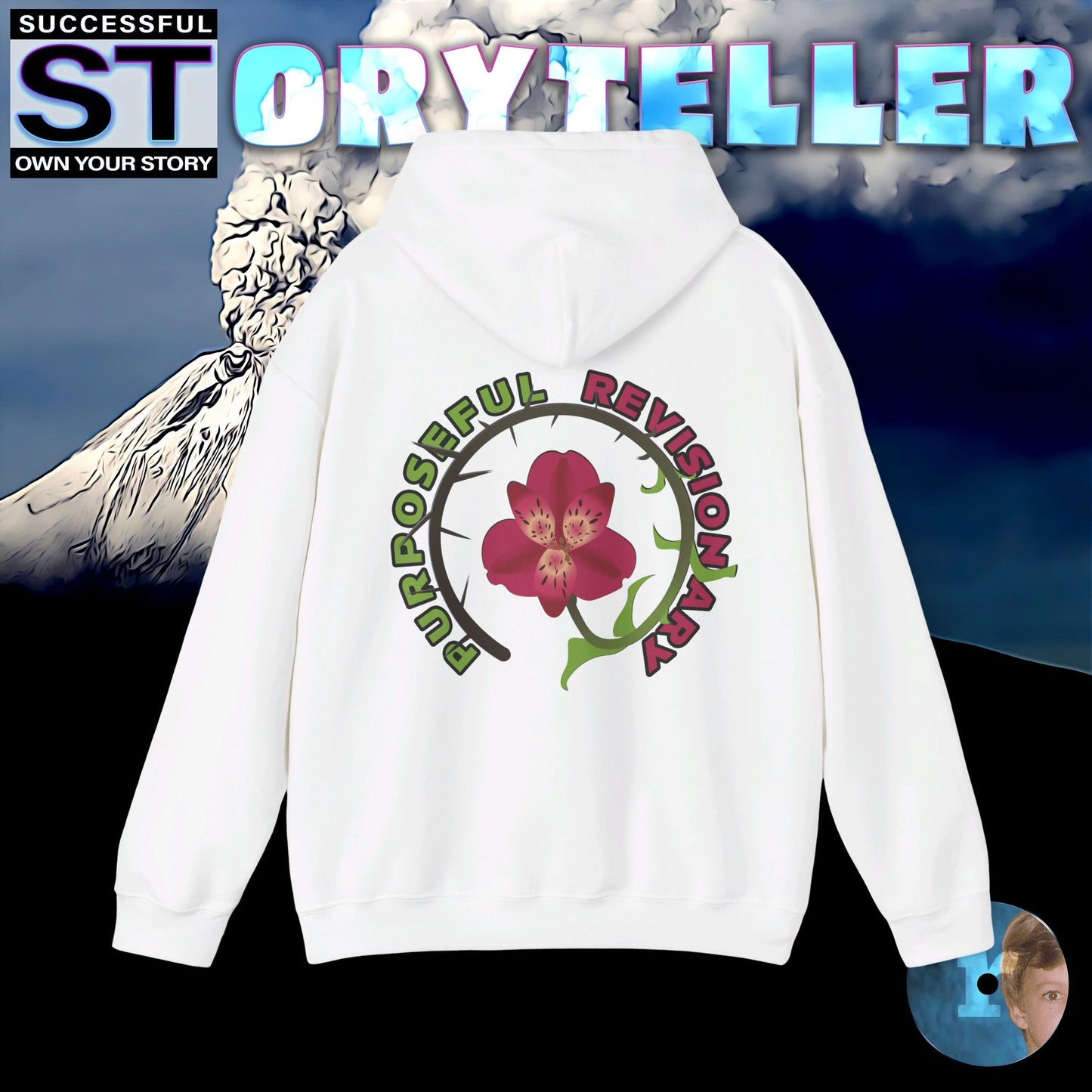 Storyteller Hoodie, Purposeful Revisionary, + Free PreSequel