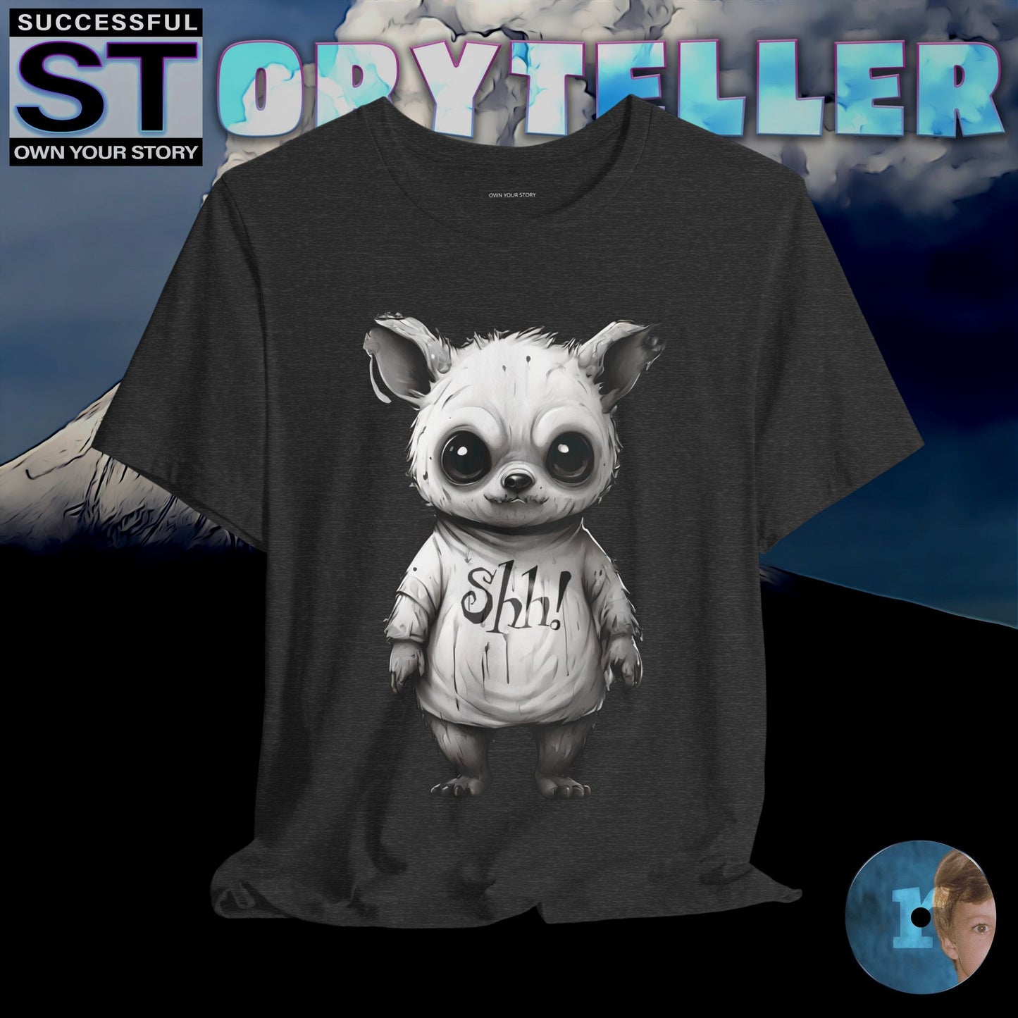 Storyteller Shirt, Shh!, + Free PreSequel
