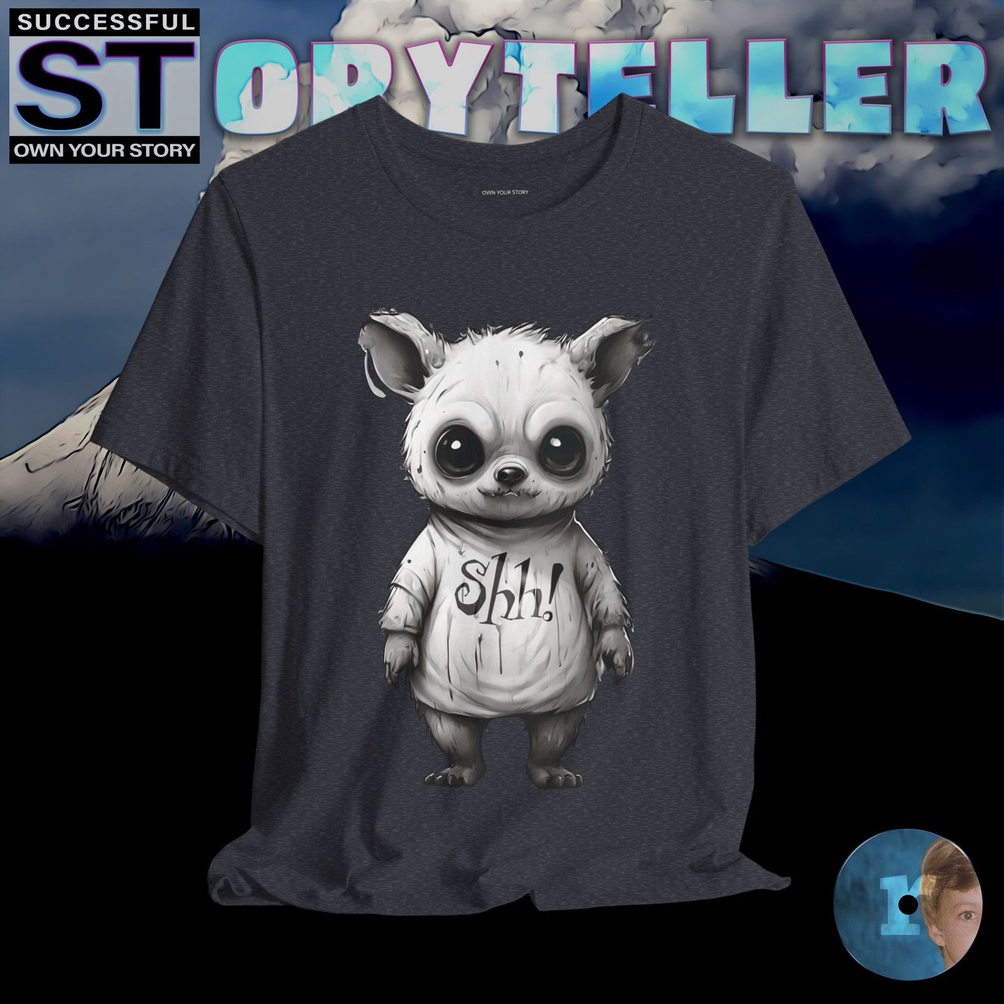 Storyteller Shirt, Shh!, + Free PreSequel