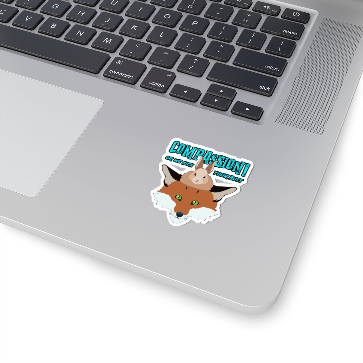 Storyteller Sticker, COMPASSION! or We Kick Your Butt