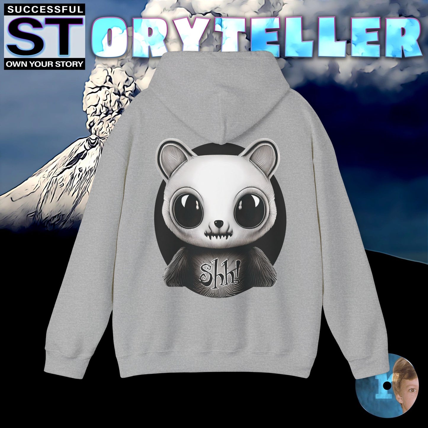 Storyteller Hoodie, Shh!, + Free PreSequel