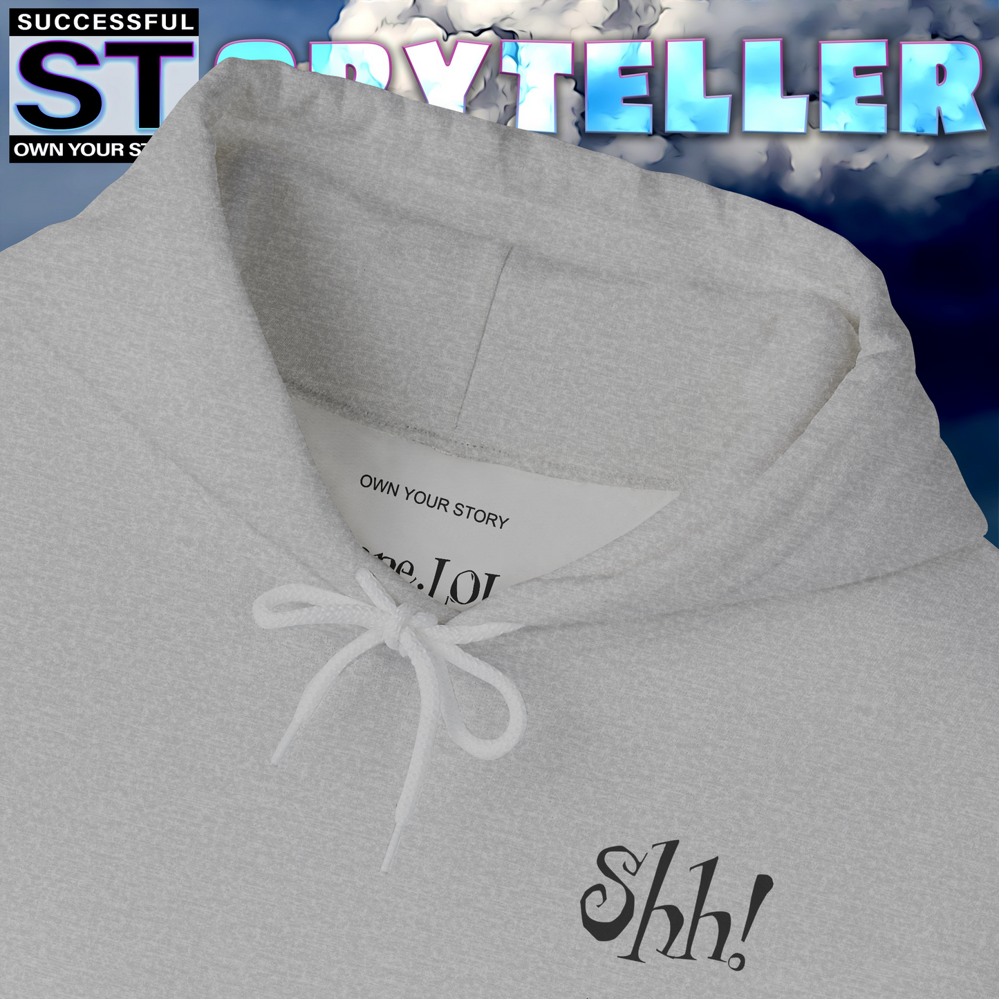 Storyteller Hoodie, Shh!, + Free PreSequel