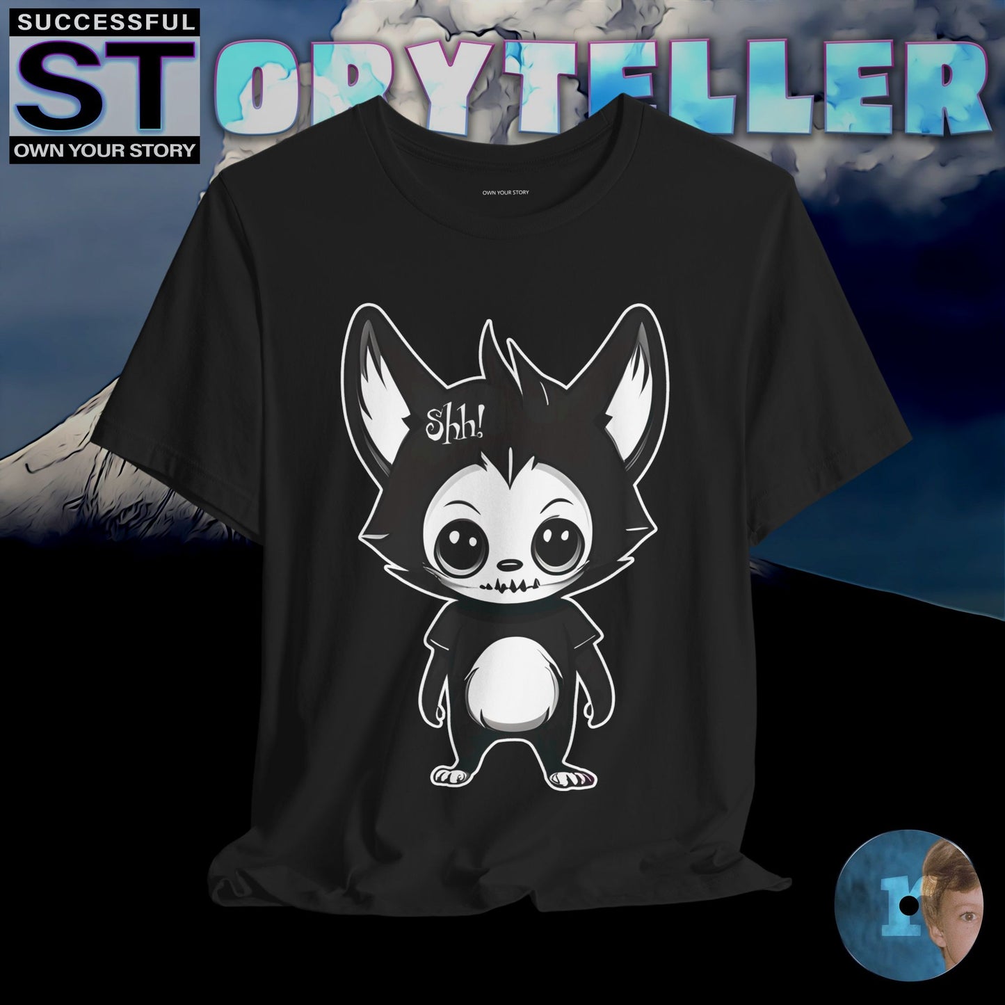 Storyteller Shirt, Shh!, + Free PreSequel
