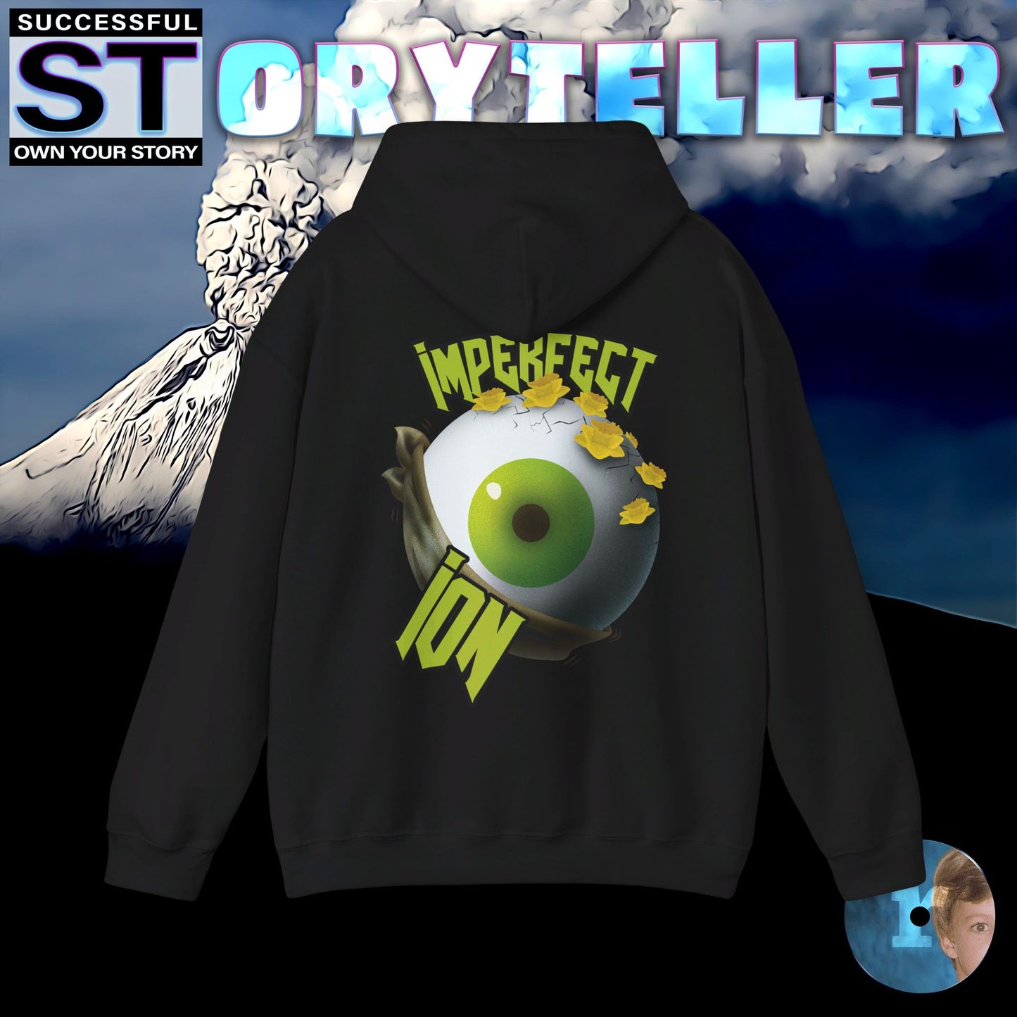 Storyteller Hoodie, IMPERFECT ION, + Free PreSequel