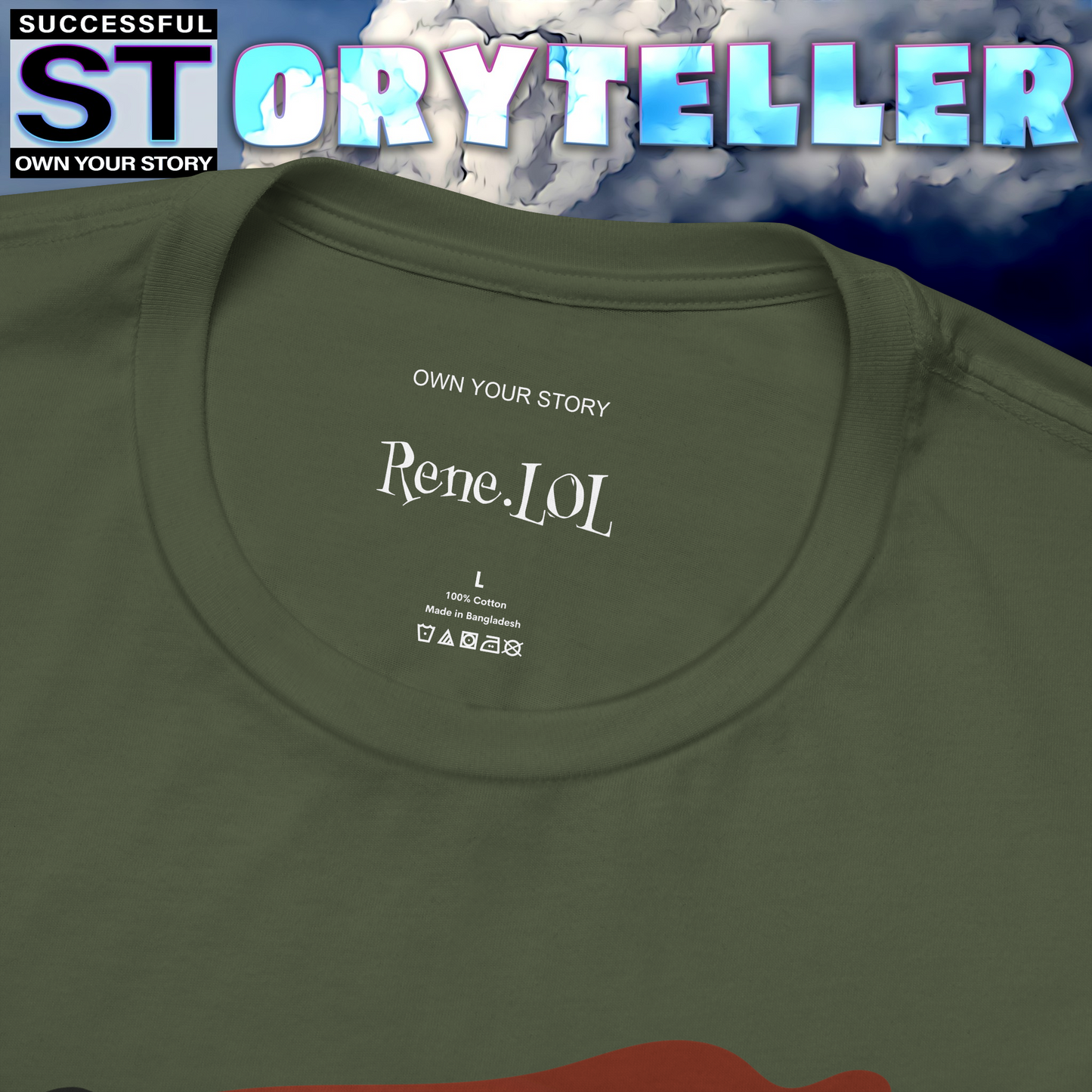 Storyteller Shirt, No Comfort Zone, + Free PreSequel
