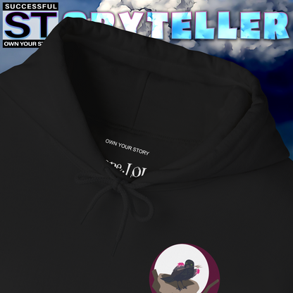 Storyteller Hoodie, Less 🌕 Words 🌕 Action, + Free PreSequel