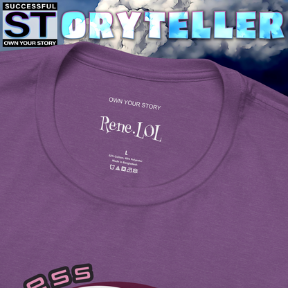 Storyteller Shirt, Less 🌕 Words 🌕 Action, + Free PreSequel