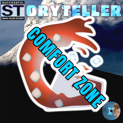 Storyteller Sticker, No Comfort Zone