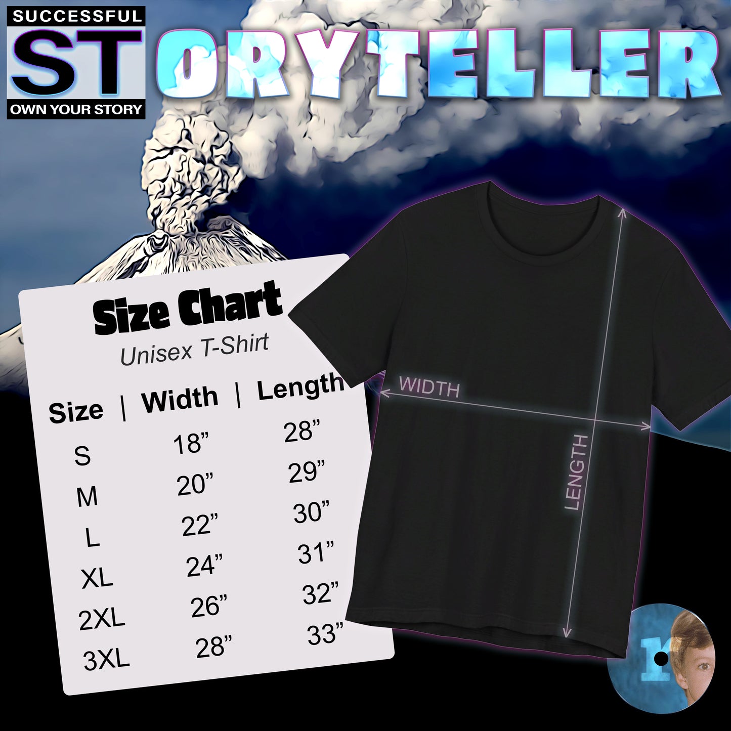 Storyteller Shirt, IMPERFECT ION, + Free PreSequel